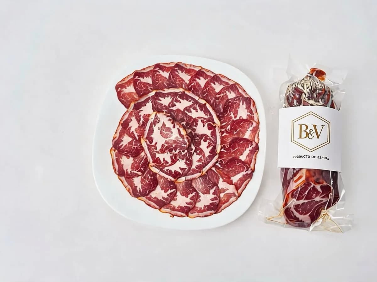 Cabecero de Cerdo curado sobre 100g