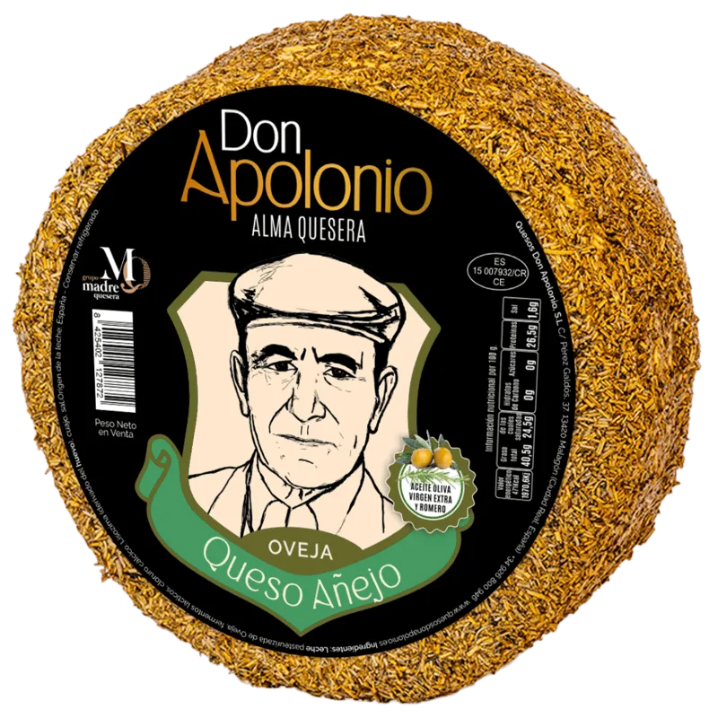 Queso de oveja añejo en AOVE y romero