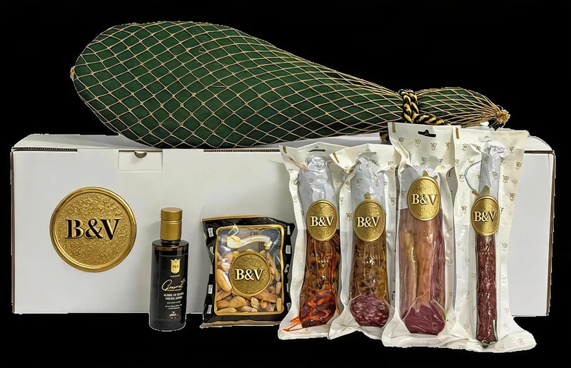 Lote «La Dehesa» — 7 productos + caja jamonera