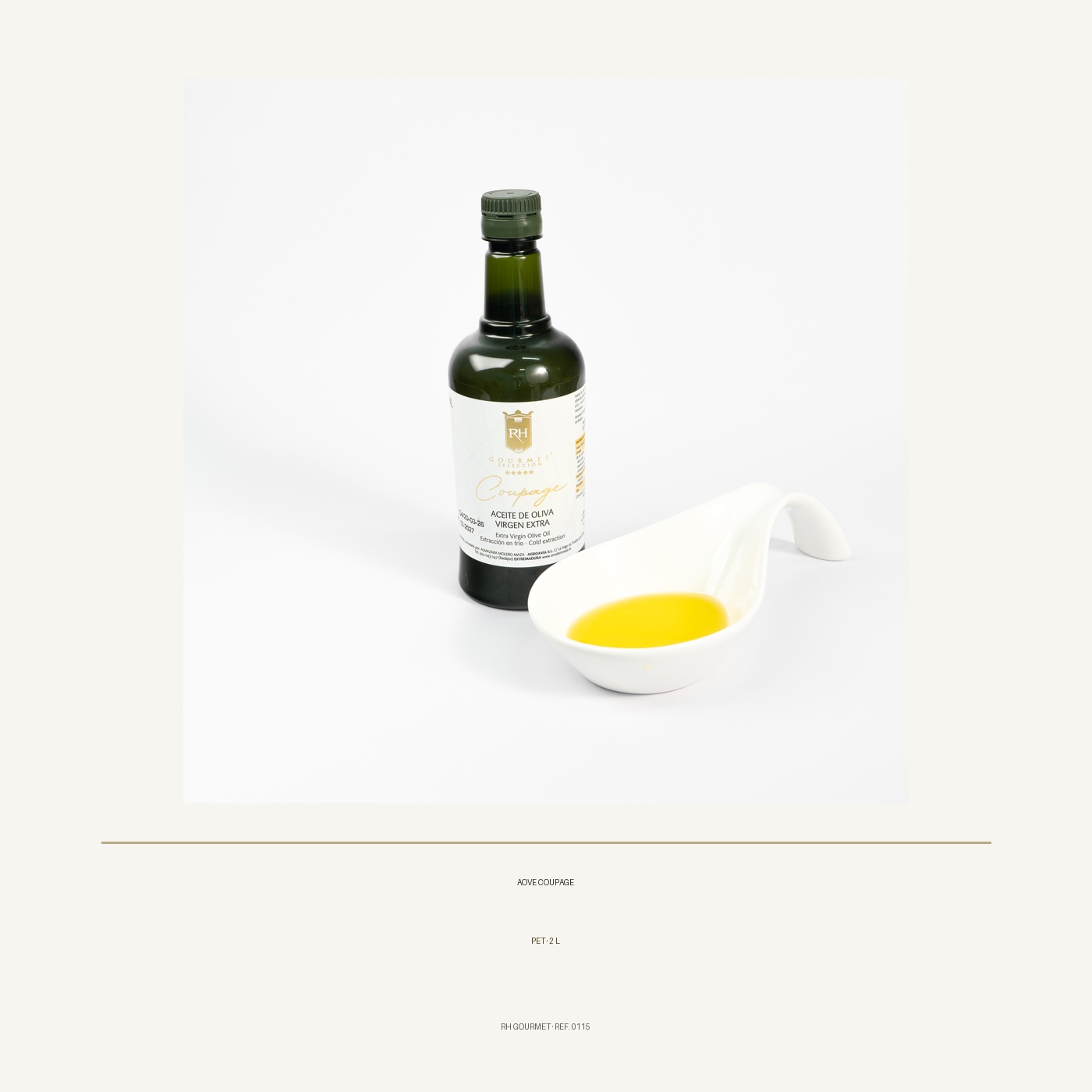 Aceite de Oliva Virgen Extra "Coupage" Pet 2 Lts.