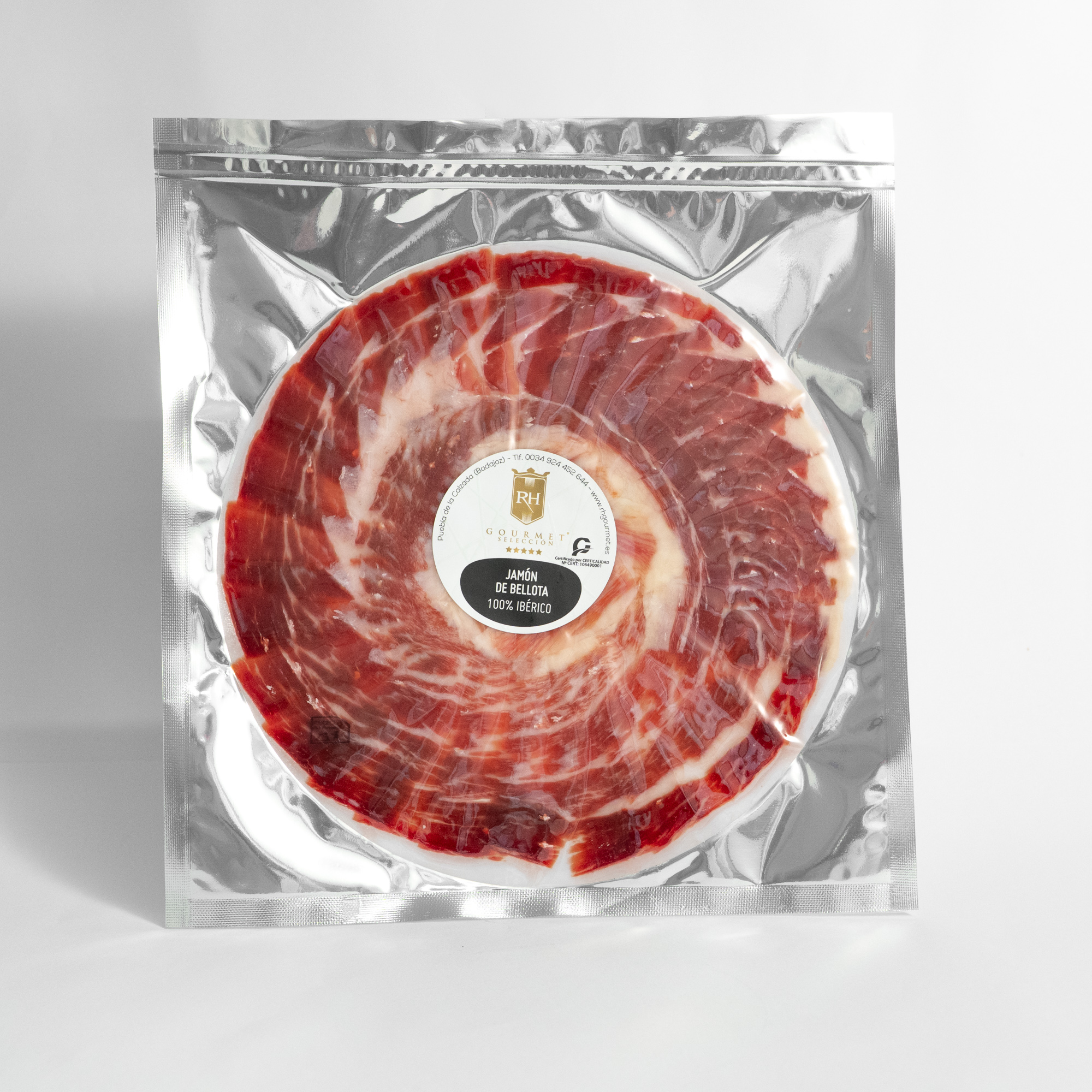 Jamón Ibérico de Bellota 100% corte a cuchillo